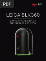 Leica Blk360: Capturing Reality at The Push of A Button