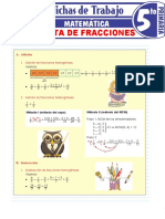 Suma y Resta Fracciones