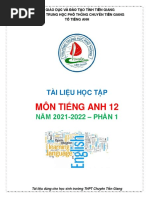 Môn Ti Ếng Anh 12: Tài Li Ệu Học Tập