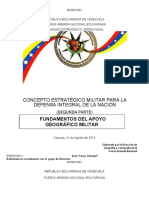 Concepto Estrategico Militar para La Defensa Integral de La Nación