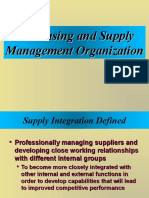 Purchasing and Supply Management Organization