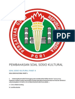 Pembahasan Soal Sosio Kultural