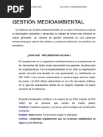 Gestión Medioambiental