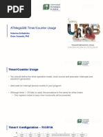 Atmega328 Timer/Counter Usage: Sistemas Embebidos Oscar Acevedo, PHD