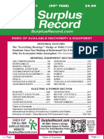 NOVEMBER 2021 Surplus Record Machinery & Equipment Directory