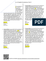 182 Use of English Vocabulary Test F