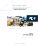 Personas Que Intervienen en La Relaciòn Laboral Ruben - Cuberos - Yulianny - Marin - Sulbaran - Richard