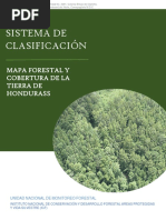 Mapa Forestal y Cobertura de La Tierra de Honduras