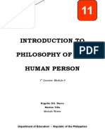 Introduction To Philosophy of The Human Person