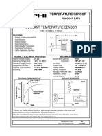 Caracteristicas Del Sensor de Temperatura Corsa Marca Delphi