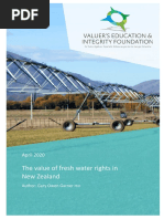 Water Rights in New Zealand Brief Final