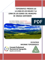 Estudio Topografico - Finca Onzaga