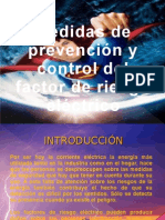 Medidas de Prevención y Control Del Factor de Riesgo Eléctrico