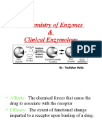 Biochemistry of Enzymes & Clinical Enzymology: By: Tesfahun Molla