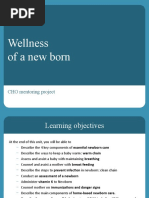 Wellness of A New Born: CHO Mentoring Project