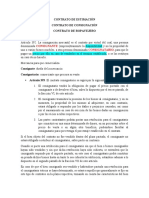 Contrato de Estimación