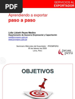 Aprendiendo A Exportar Paso A Paso - Promperu2020