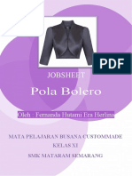 Jobsheet Pola Bolero Kelas Xi