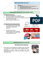 Basic Life Support For Adult: Evaluating Responsiveness