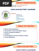 Group Presentation: Lead Acid Battery Charger