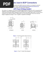 API Ring Gaskets Used in BOP Connections