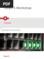 Taneps Workshop: Tanzania National E-Procurement System