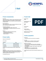 Contex Topcoat Matt: Product Characteristics Product Data