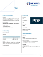 Topaz Interior Filler: Product Characteristics Product Data