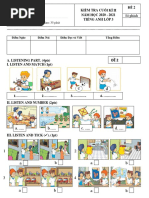 Đề Lớp 3 Hkii 2021 Đề 2.