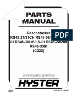 Parts Manual Reach Stacker Rs 45 31 CH (C222e) H PM Uk en (08 2014)