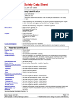 Material Safety Data Sheet: Product and Company Identification 1