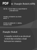 Automatic Transfer Switch (ATS) : Ee 50 - Electrical Equipment and Device