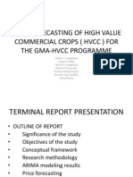 Price Forecasting of High Value Commercial Crops (HVCC) For The GMA-HVCC Programme