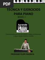 Técnica y Ejercicios para Piano Nivel 1