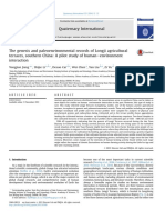 Jiang Et Al. (2014) - The Genesis and Paleoenvironmental Records of Longji Agricultural in Terraces