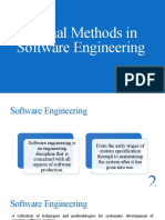 Formal Methods in Software Engineering