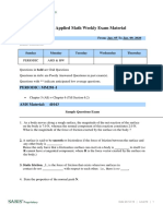 1920 Level M Applied Math Exam Related Materials T2 Wk3