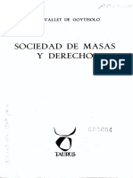 Sociedad de Masas y Derecho - Juan Vallet de Goytisolo