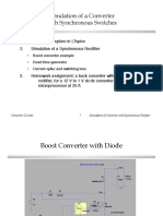 Simulation of A Synchronous Boost Converter