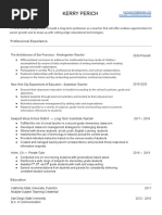 Kerry Perich Resume