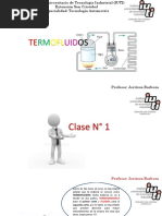 Unidad I Termodinamica-Termofluidos