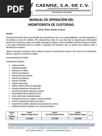 Manual de Operación Del Monitorista