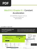 Mechyr1 Chapter 9::: Constant Acceleration