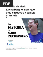 Historia de Mark Zuckerberg