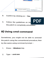 B) Using CMD Command: M Crosoft Corporation