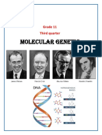 Molecular Genetic: Grade 11 Third Quarter