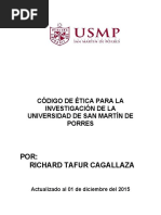 Codigo de Etica para Investigacion Usmp 1