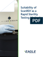 ScanRDI Suitability of ScanRDI As A Rapid Sterility Testing Method