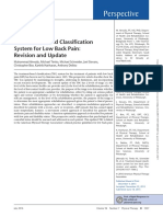 Perspective: Treatment-Based Classification System For Low Back Pain: Revision and Update