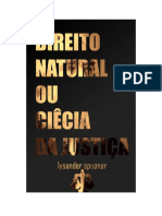 Lysander Spooner - Direito Natural Ou A Ciência Da Justiça